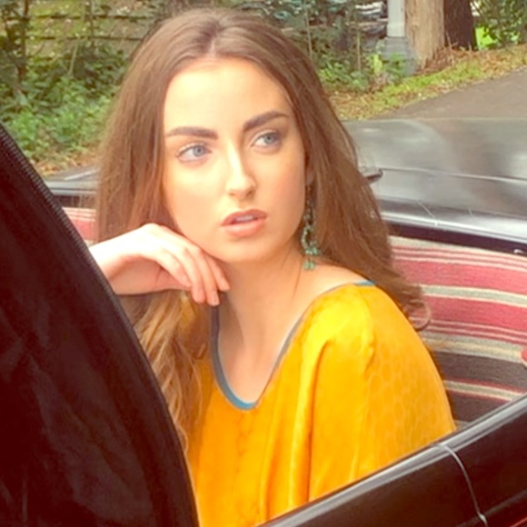 Anthropologie Tops - Mustard and teal blouse this is gorgeous💛